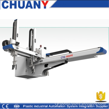 Automatic Pick and Stack 5 Axis Robotic Arm For Plastic Food Keeper Injection Machine